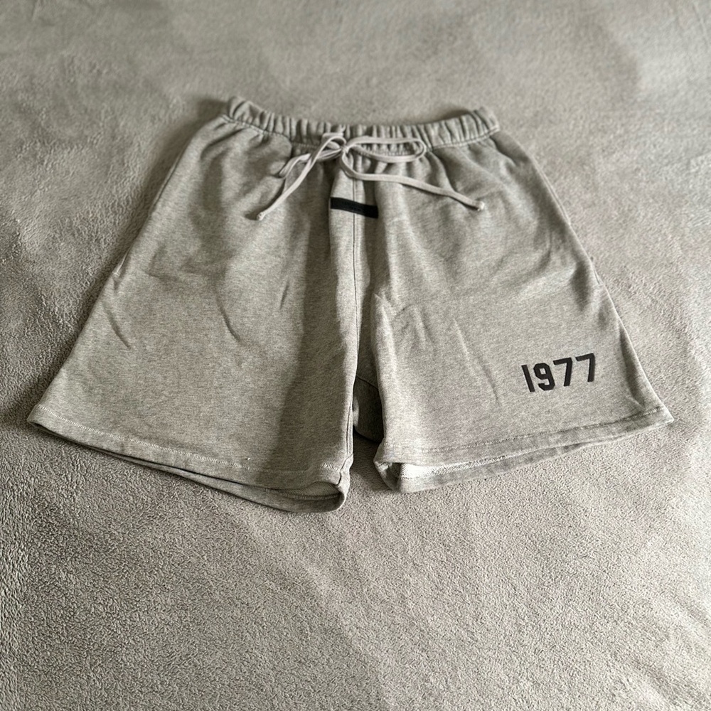 Essentials Light Gray Men's Athletic Shorts
